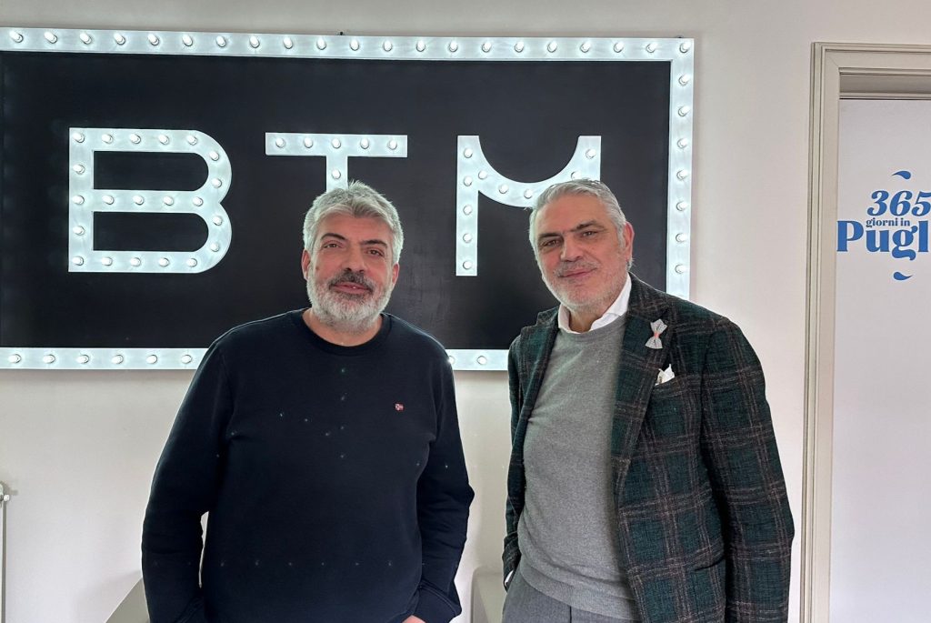 Nevio D'Arpa (BTM Italia) e Damiano Comes (Passerella Mediterranea)