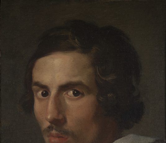 Bernini Gian Lorenzo, Autoritratto in età giovanile, 1623 circa, olio su tela, 39x31 cm © Galleria Borghese / foto Mauro Coen